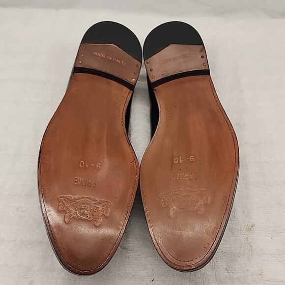 BROOKS BROTHERS ENGLISH TASSEL BURGUNDY VTG LOAFERS NEW WELT SOLES MENS 9.5 GUC - Picture 11 of 16